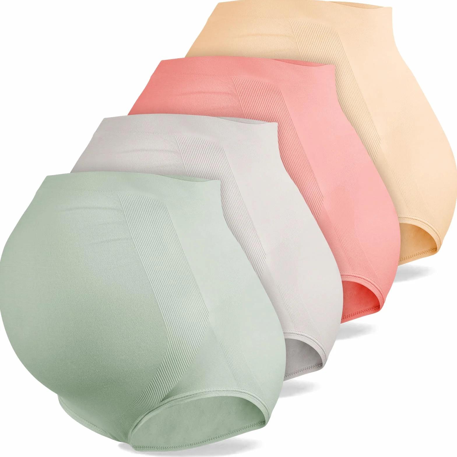 ACWOO Culotte Maternité Taille Haute Sans Couture 4Pcs Enceintes Femme Grossesse