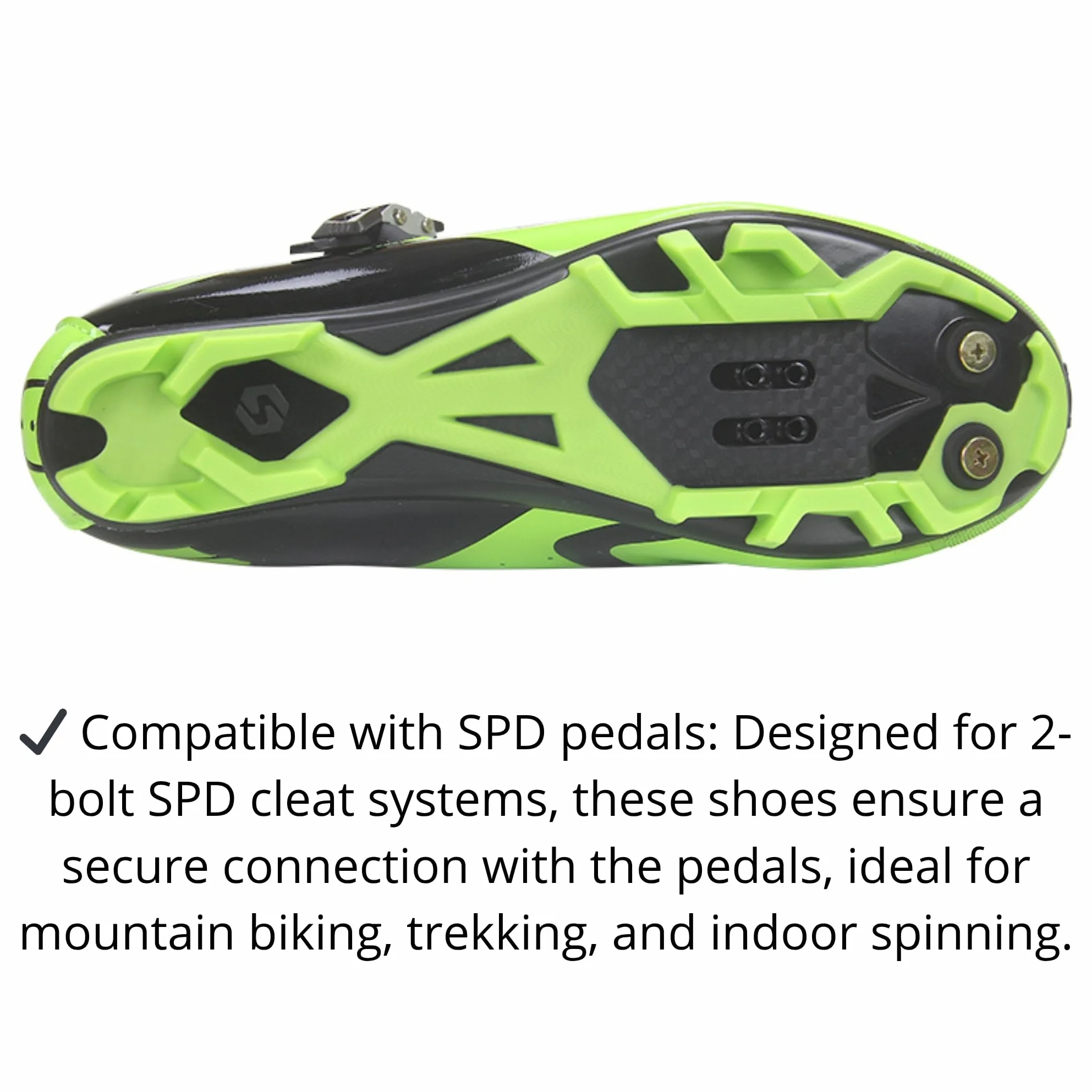 Msport Chaussures de Cyclisme VTT pour Hommes Femmes Respirantes Compatible Pédales SPD
