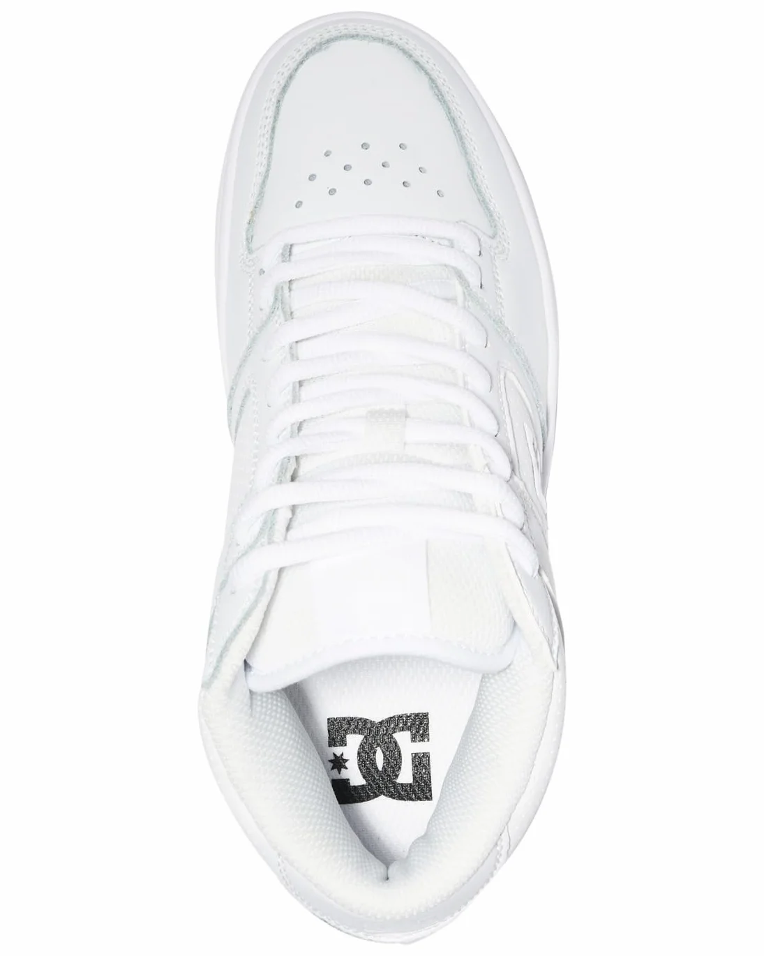 DC Shoes Manteca 4 Mid Chaussures Cuir Femme 38 Blanc