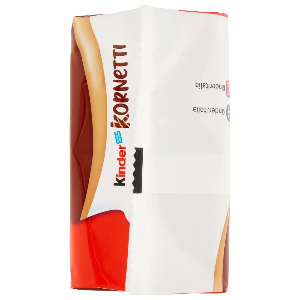 Lot de 6 croissants Ferrero Kornetti Cioccolato Cornetti au chocolat de 252 g, chaque paquet contient 6 croissants