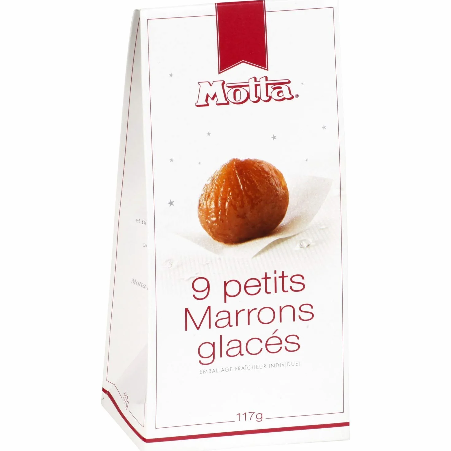 Marrons glacés petits MOTTA la boite de 117 g