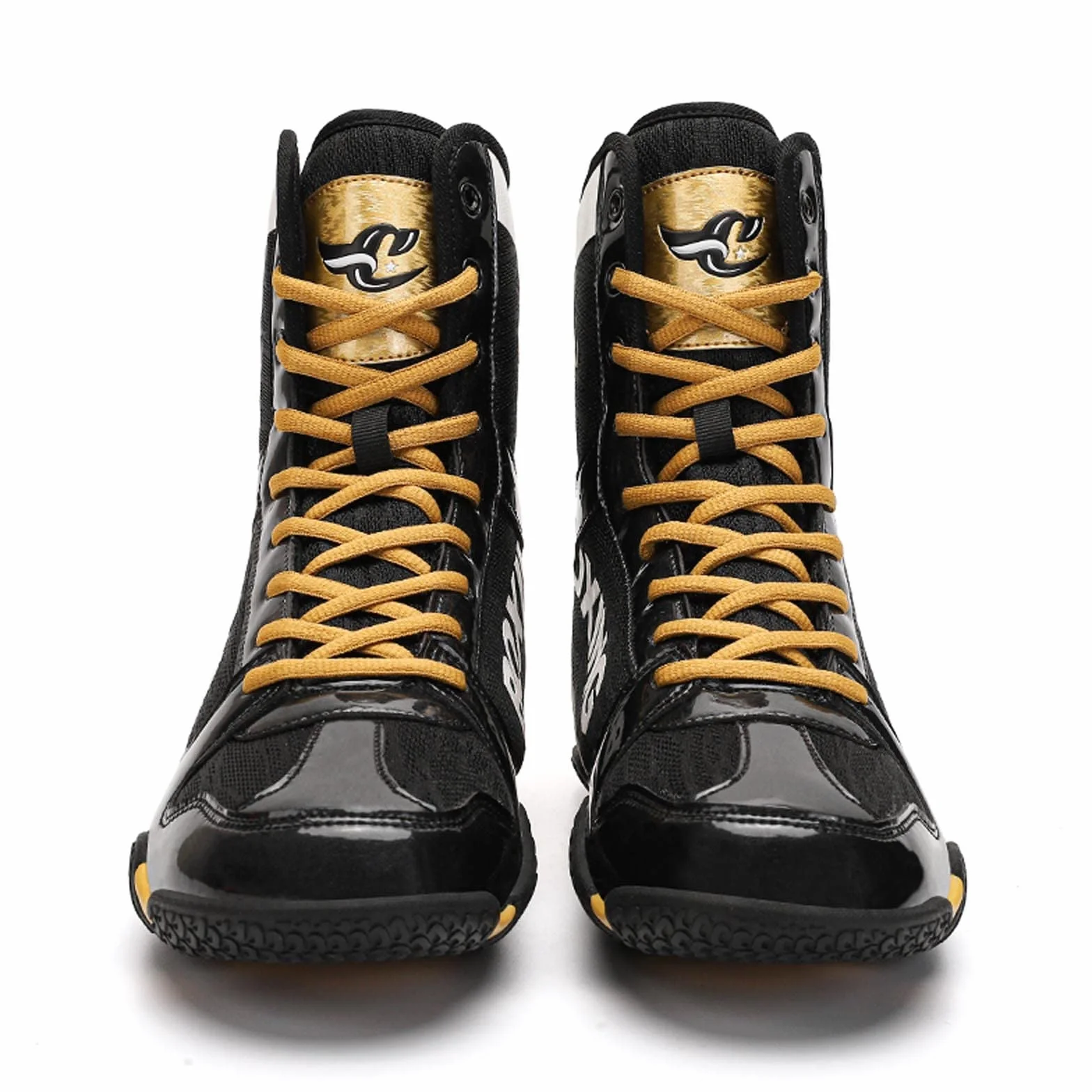 Chaussures de boxe homme adolescent muay-thaï kickboxing arts martiaux respirantes pointure 36-46
