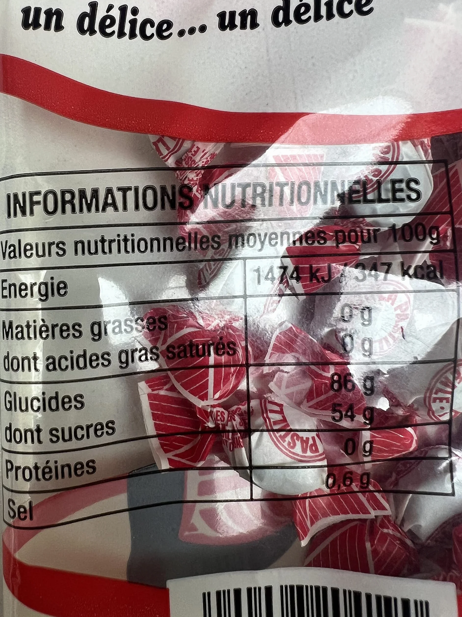Pastille Idéale sachet 75g - Bonbons italiens à la réglisse