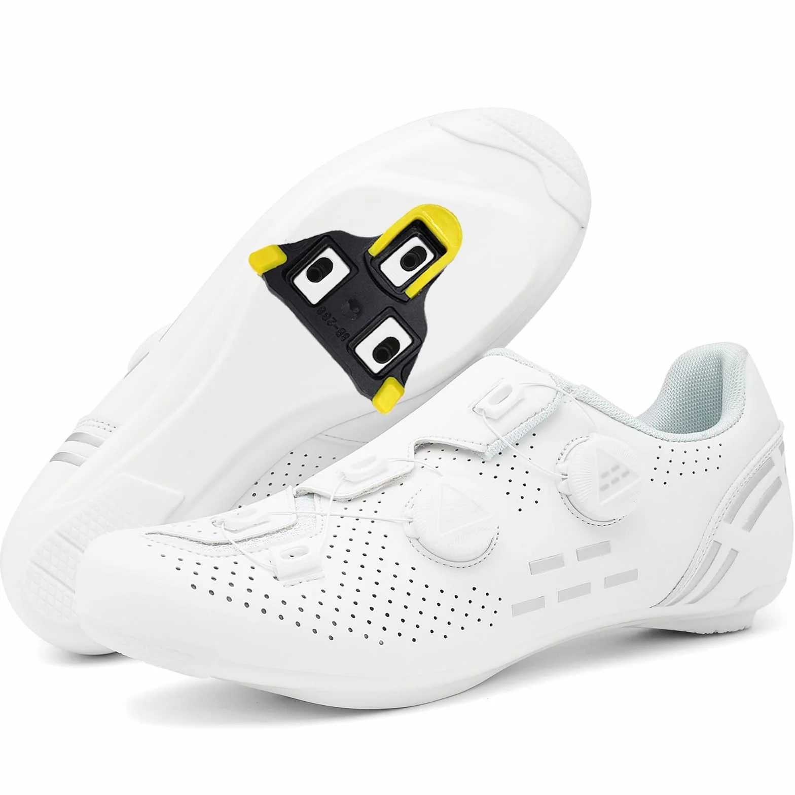 Chaussures de Cyclisme Homme Femmes Route Compatibles Look SPD SPD-SL Delta Crampons Respirantes Semelle Dure