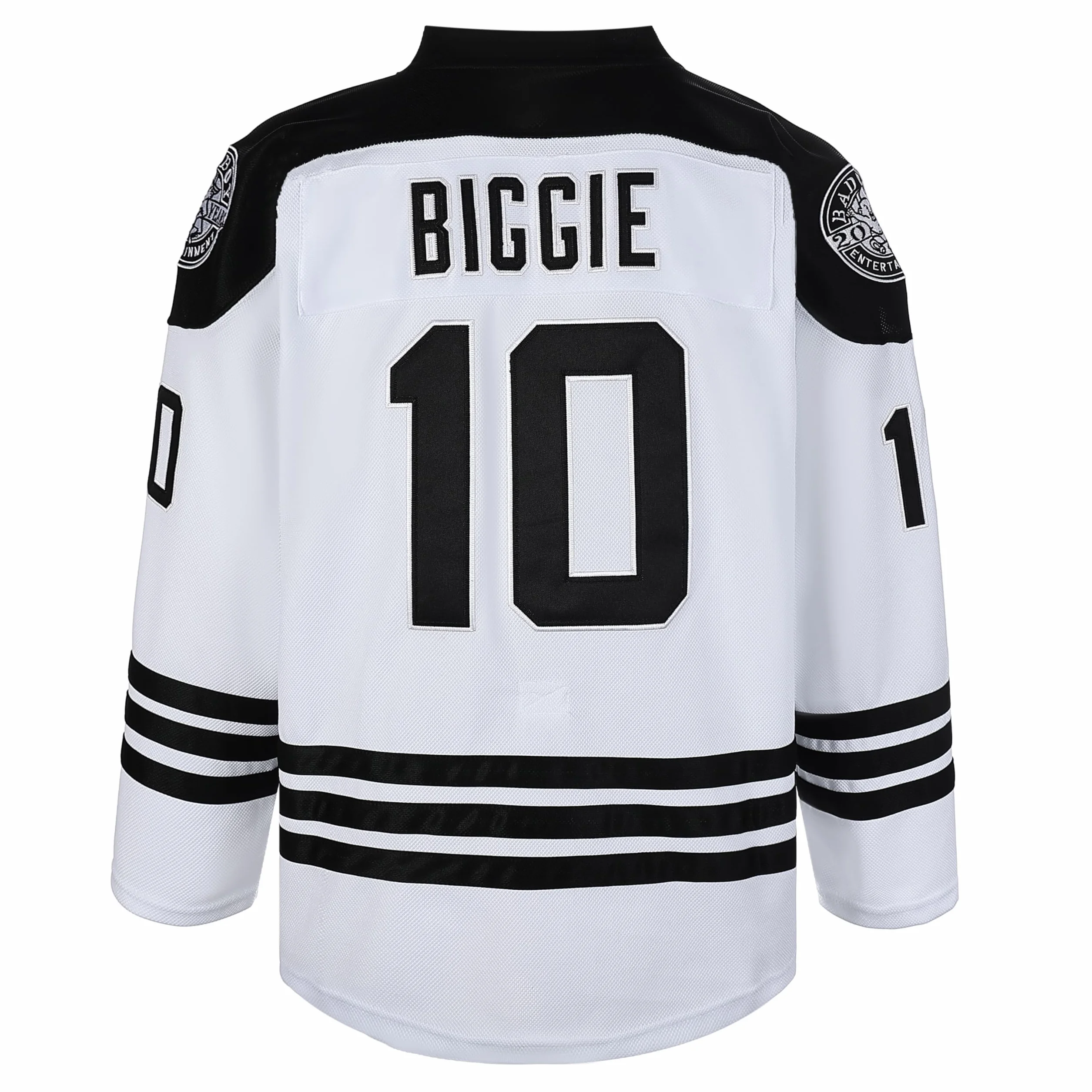 Bad Boy 90s Hip Hop Long Sleeve Black Hockey Jersey