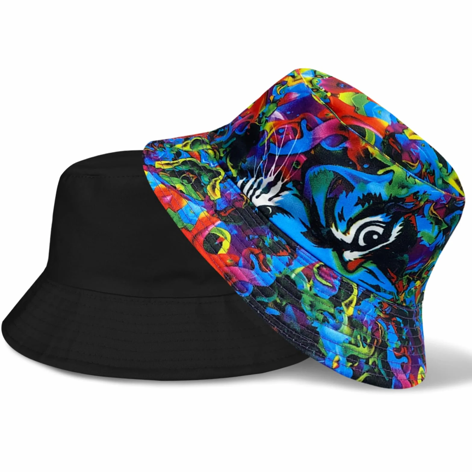 Chapeau cloche réversible unisexe protection UV été pêcheur homme femme
