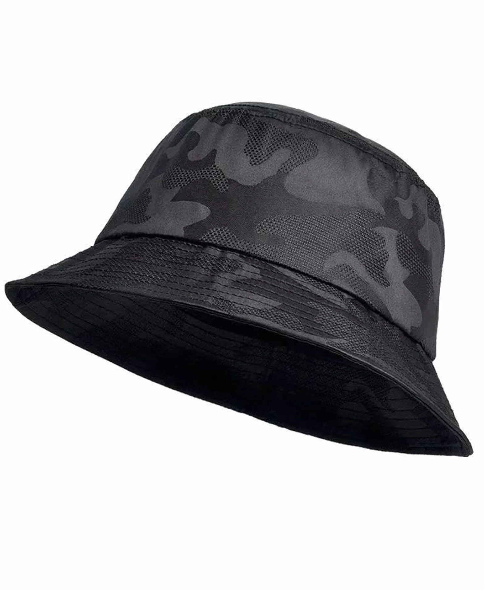 Bob Homme Chapeau de Soleil Anti-UV Camouflage Randonnée Camping Pêche