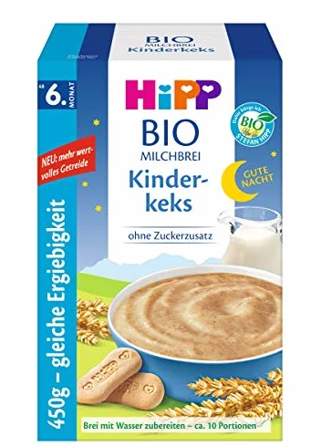 Bouillie Bonne-Nuit Hipp Biscuits pour enfants à partir de 6 mois, 450g, 2 pcs (2 x 450g)