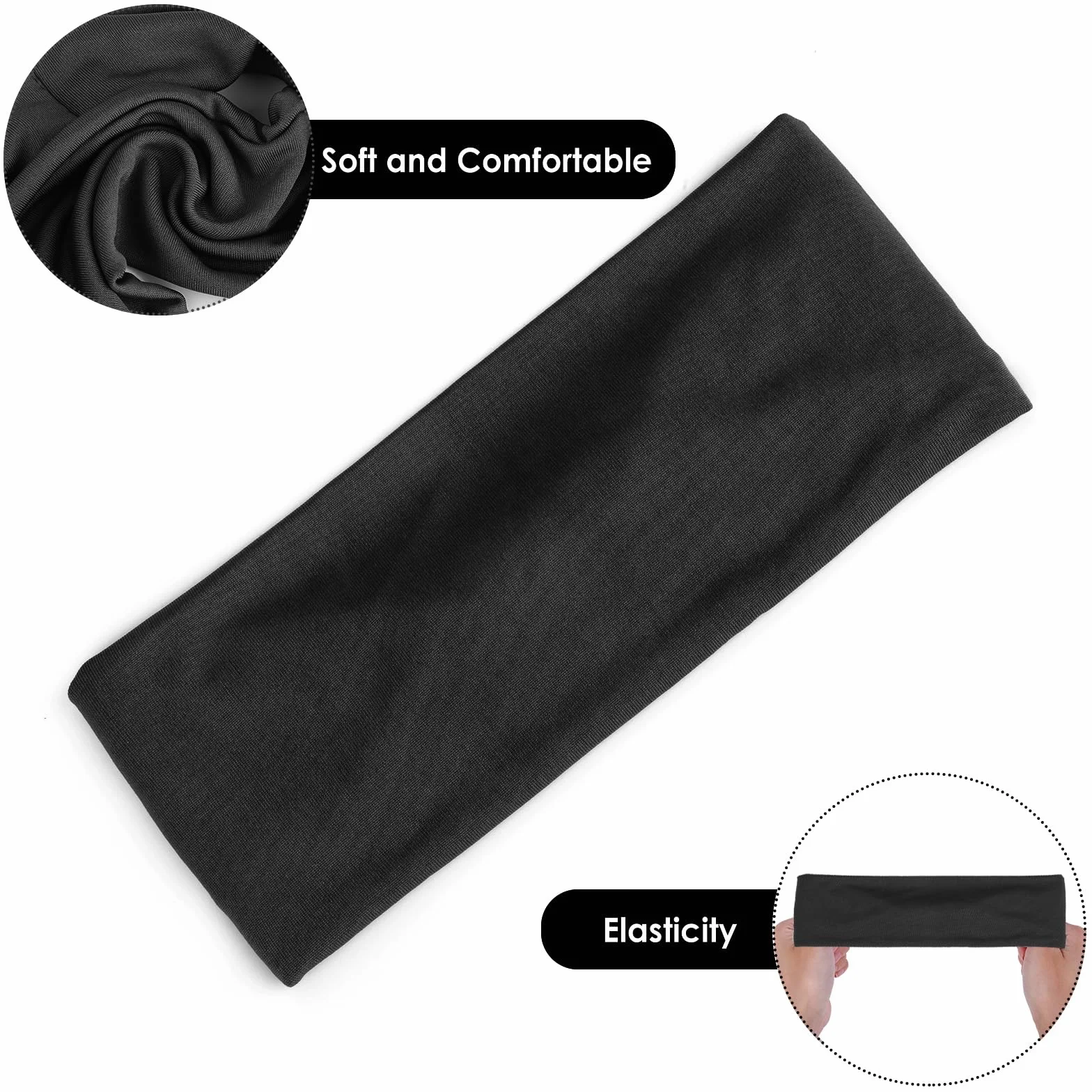 Bandeaux de Sport pour Enfants Bandeaux Athlétiques Doux Bandeau Élastique Anti-Humidité
