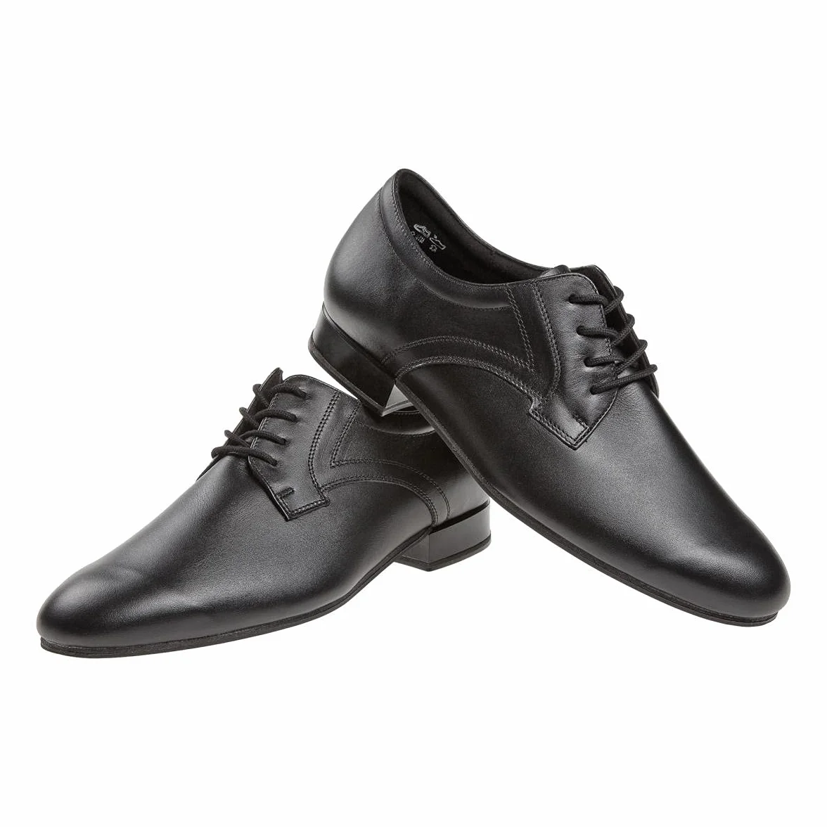 Chaussures de Danse Hommes Cuir Noir Semelle VarioSpin Talon Standard 2 cm Made in Germany