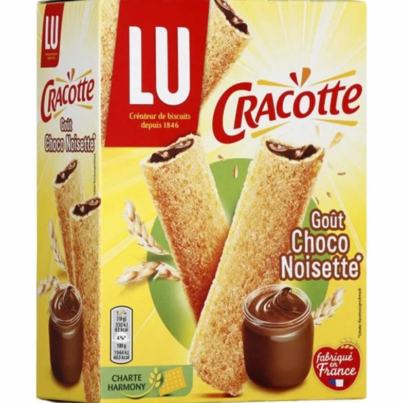 LU Cracotte Goût Choco Noisettes 200g (lot de 6)