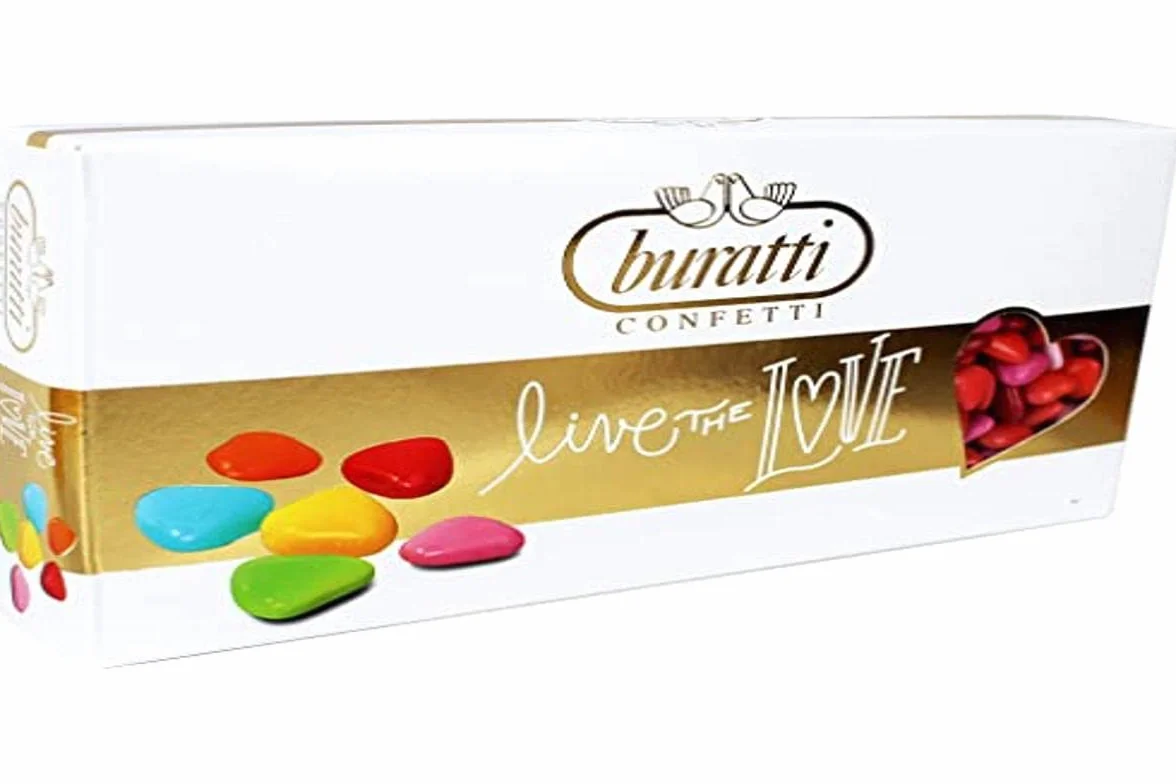 Buratti Confetti Dragées au Chocolat Mini Cœur 1 Kg