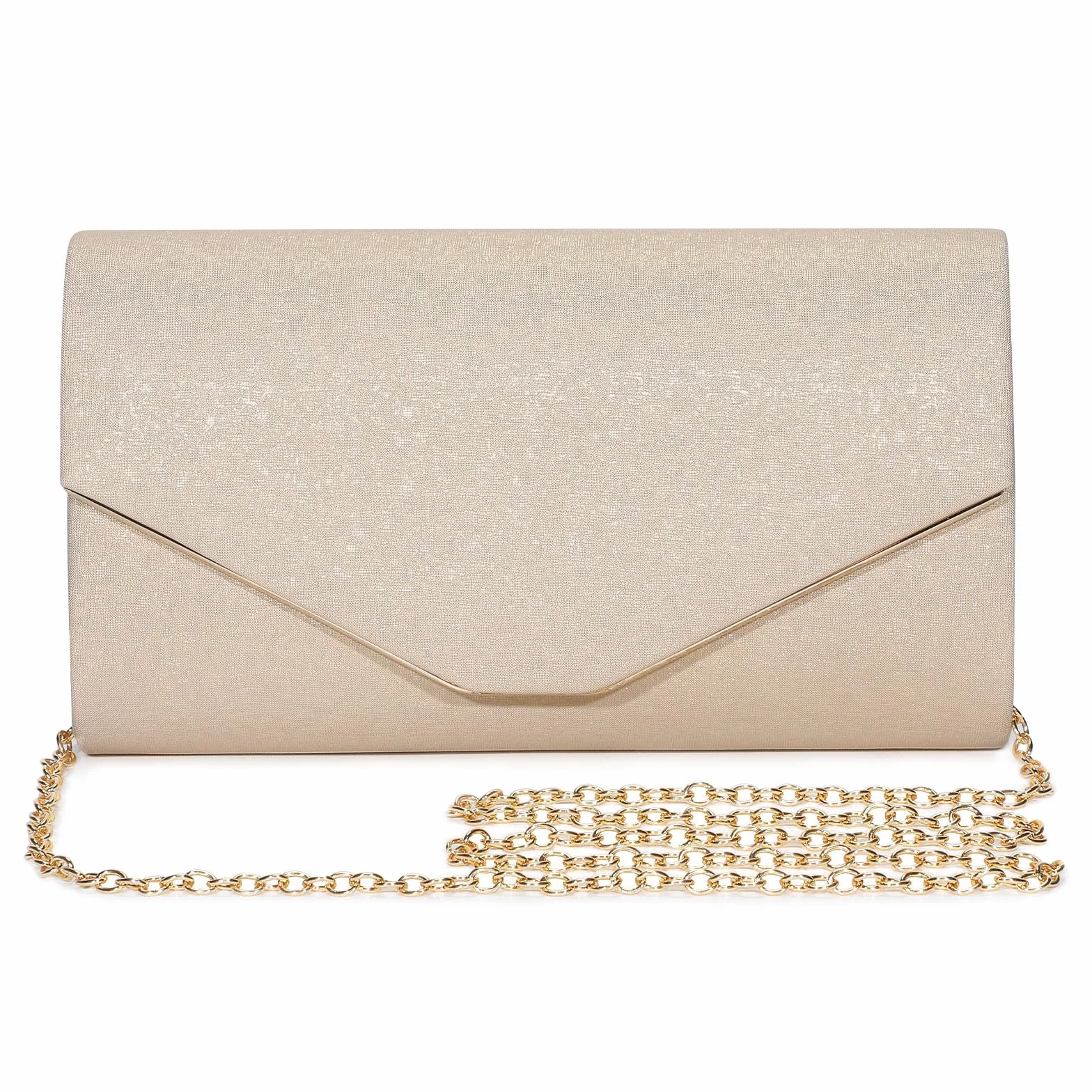BAIGIO Pochette Enveloppe Femme Sac de Soirée Élégante Petite Sac à Bandoulière Mariage