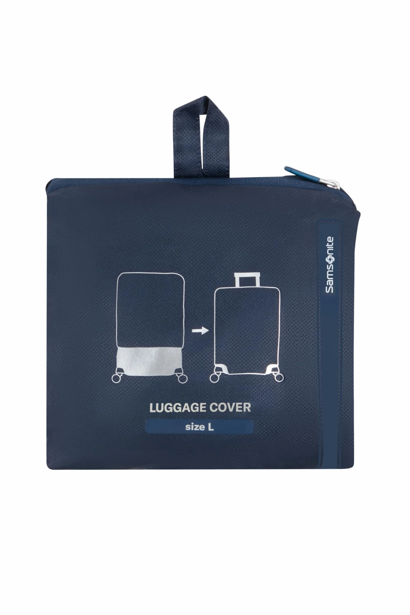 Samsonite TA Revolution Housse Pliable pour Valise Taille L 75-79 cm Protection Bagage Voyage Bleu Minuit