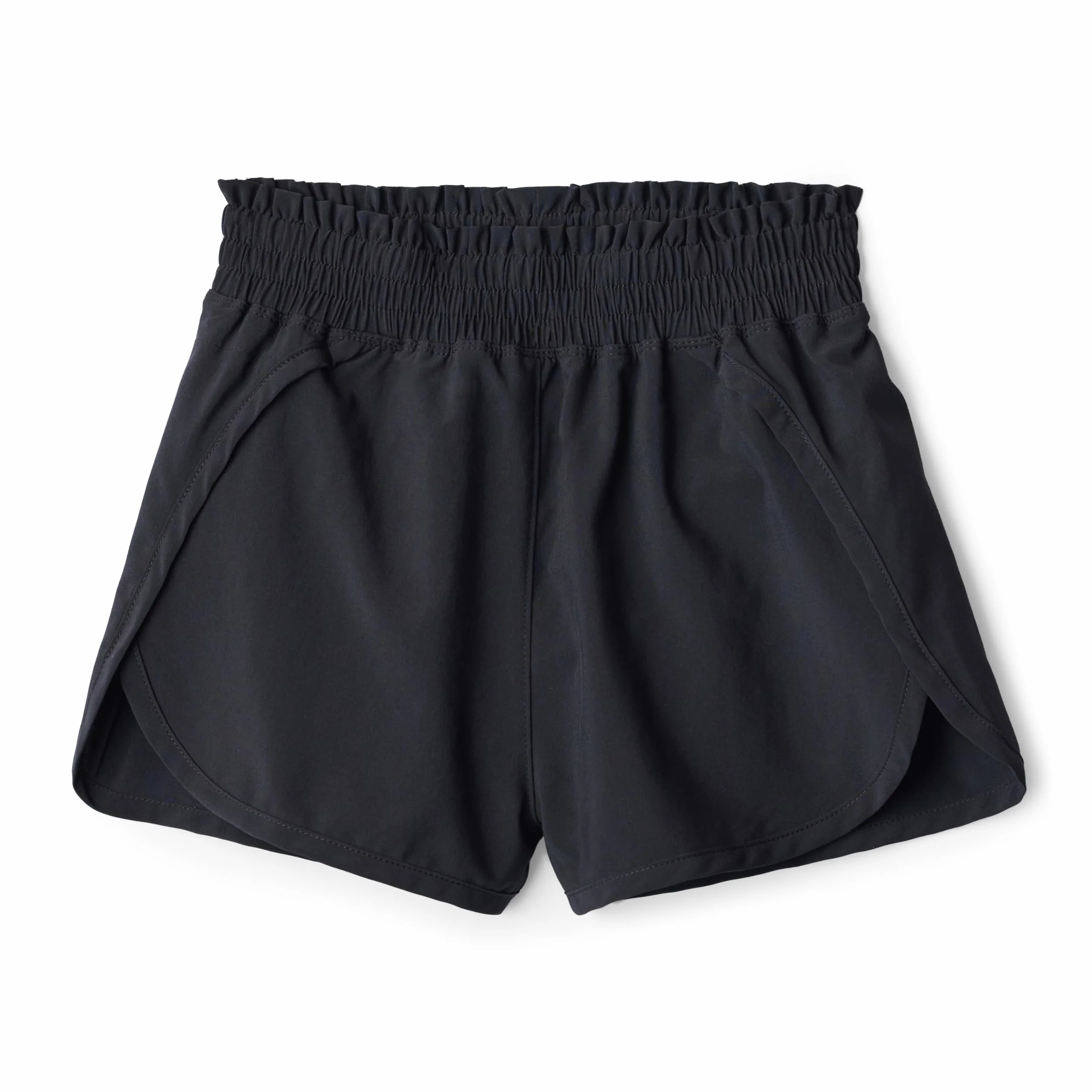 Amazon Essentials Short de Sport Taille Haute Fille Tissu Extensible Ceinture Élastique