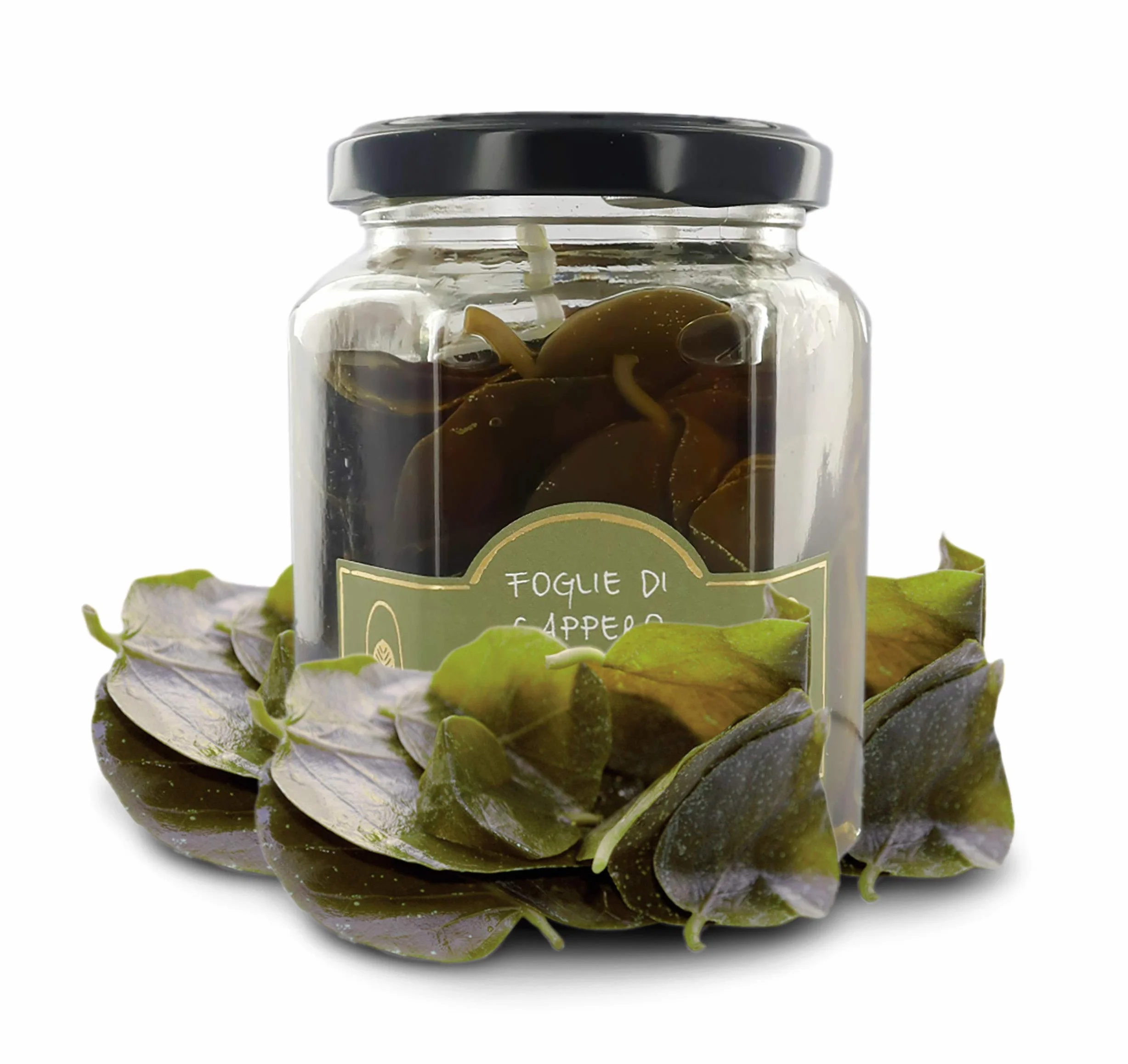 La Nicchia Pantelleria - Feuilles de Câpre à l'Huile d'Olive Extra Vierge 220g