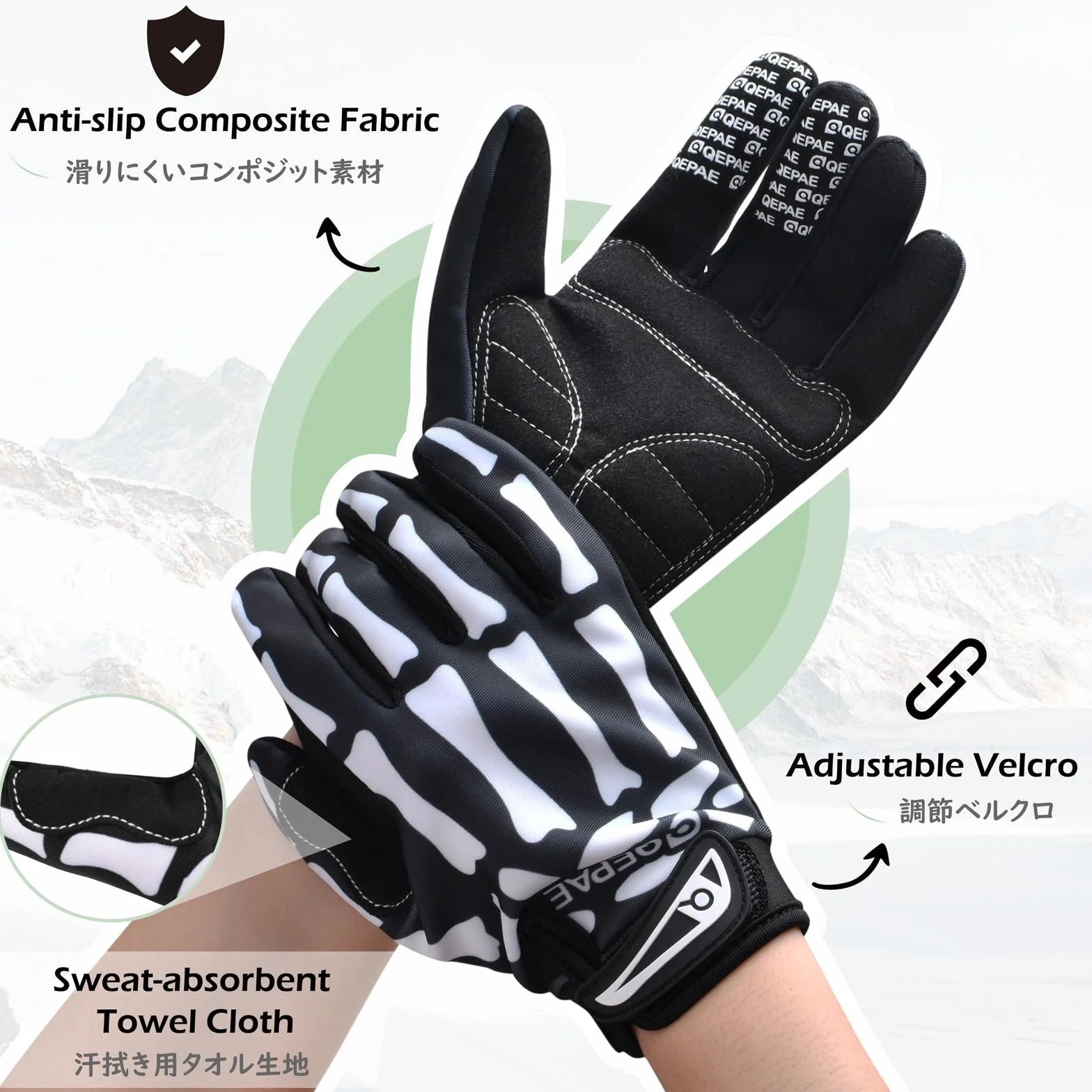TRIWONDER Gants VTT Antidérapant Cyclisme Motocross Homme Femme