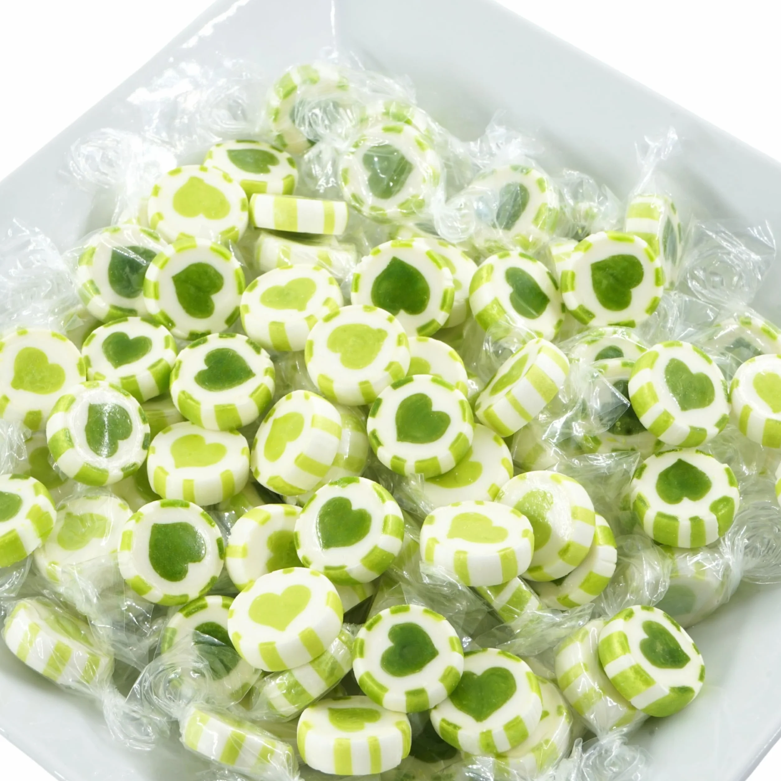 EinsSein Bonbons mariage vert-blanc 500g (130 pièces) Dragées jungle Pâques baptême anniversaire communion