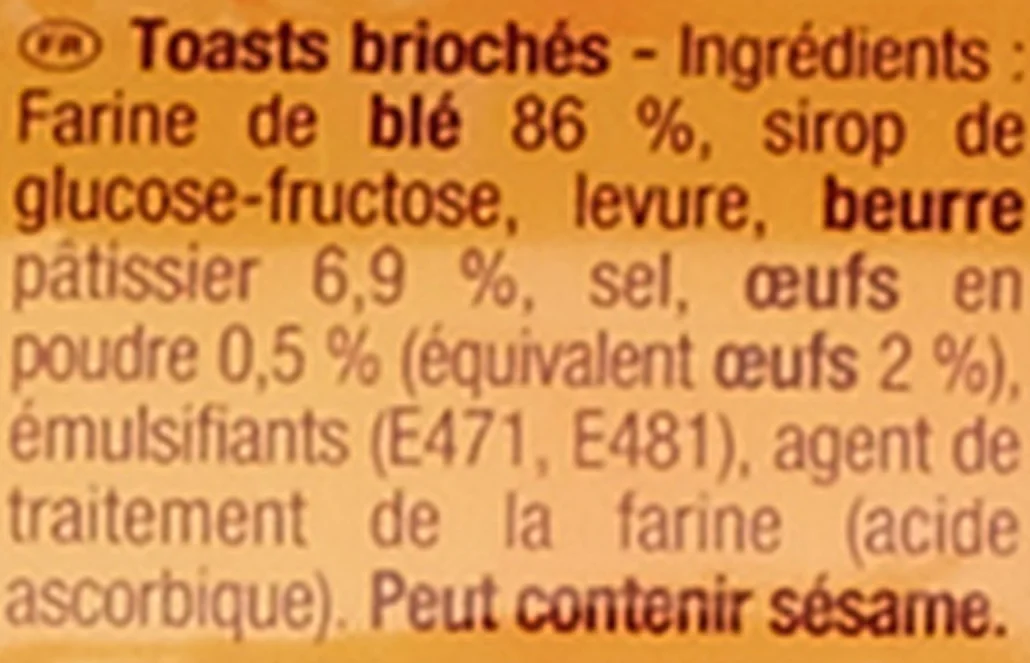 Pelletier Toast Brioché, Pur Beurre, 150g