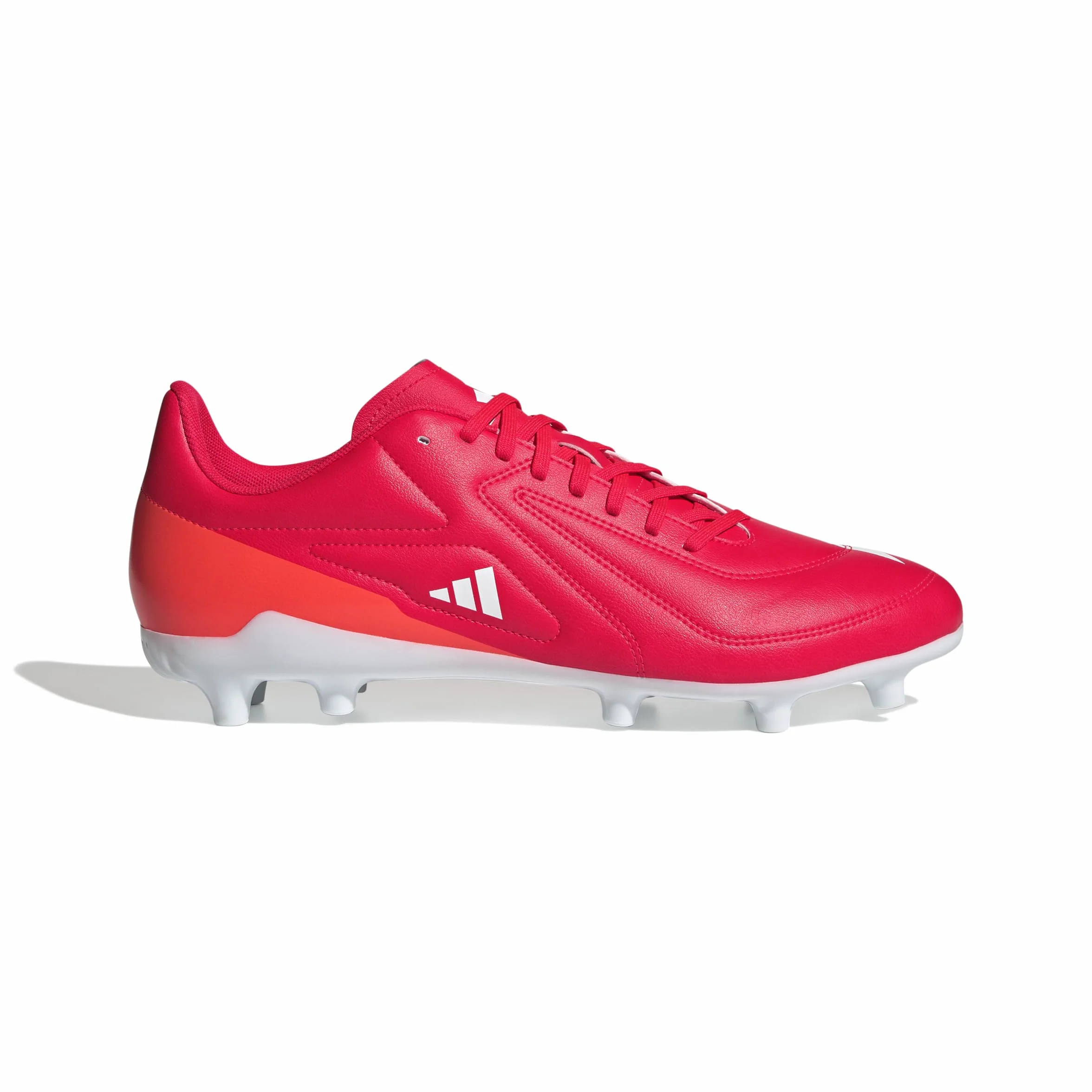 Adidas RS15 Bottes de rugby à terre ferme synthétique rouge