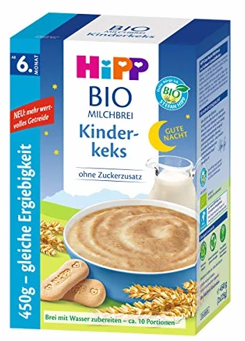 Bouillie Bonne-Nuit Hipp Biscuits pour enfants à partir de 6 mois, 450g, 2 pcs (2 x 450g)