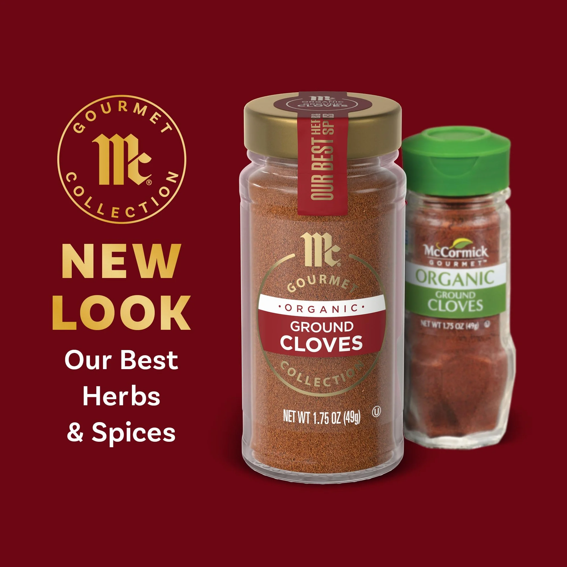 McCormick 1% Organic, Ground Cloves, 1.75-Ounce Unit