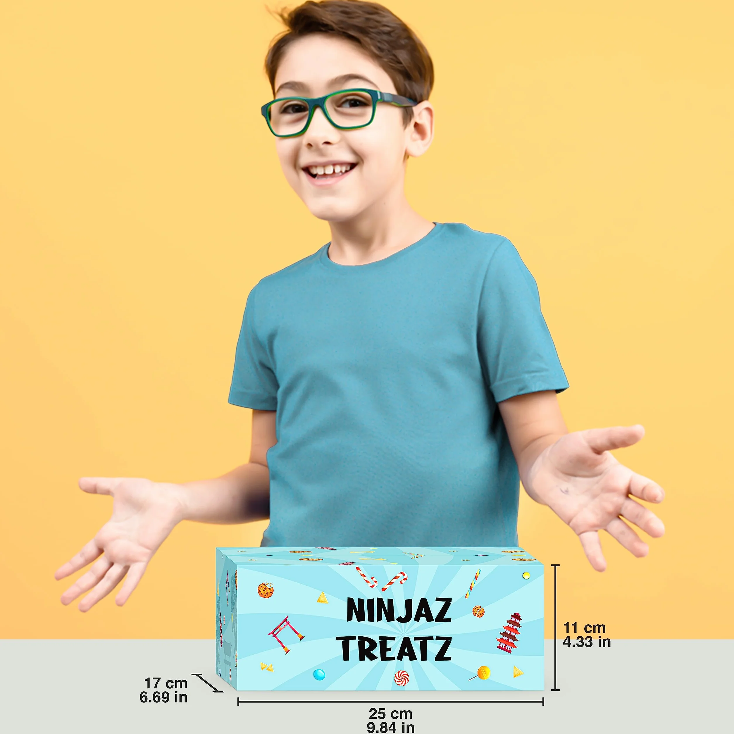 NINJAZ TREATZ 40 collations et bonbons japonais authentiques coffret de Délices sucrés et salés du Japon