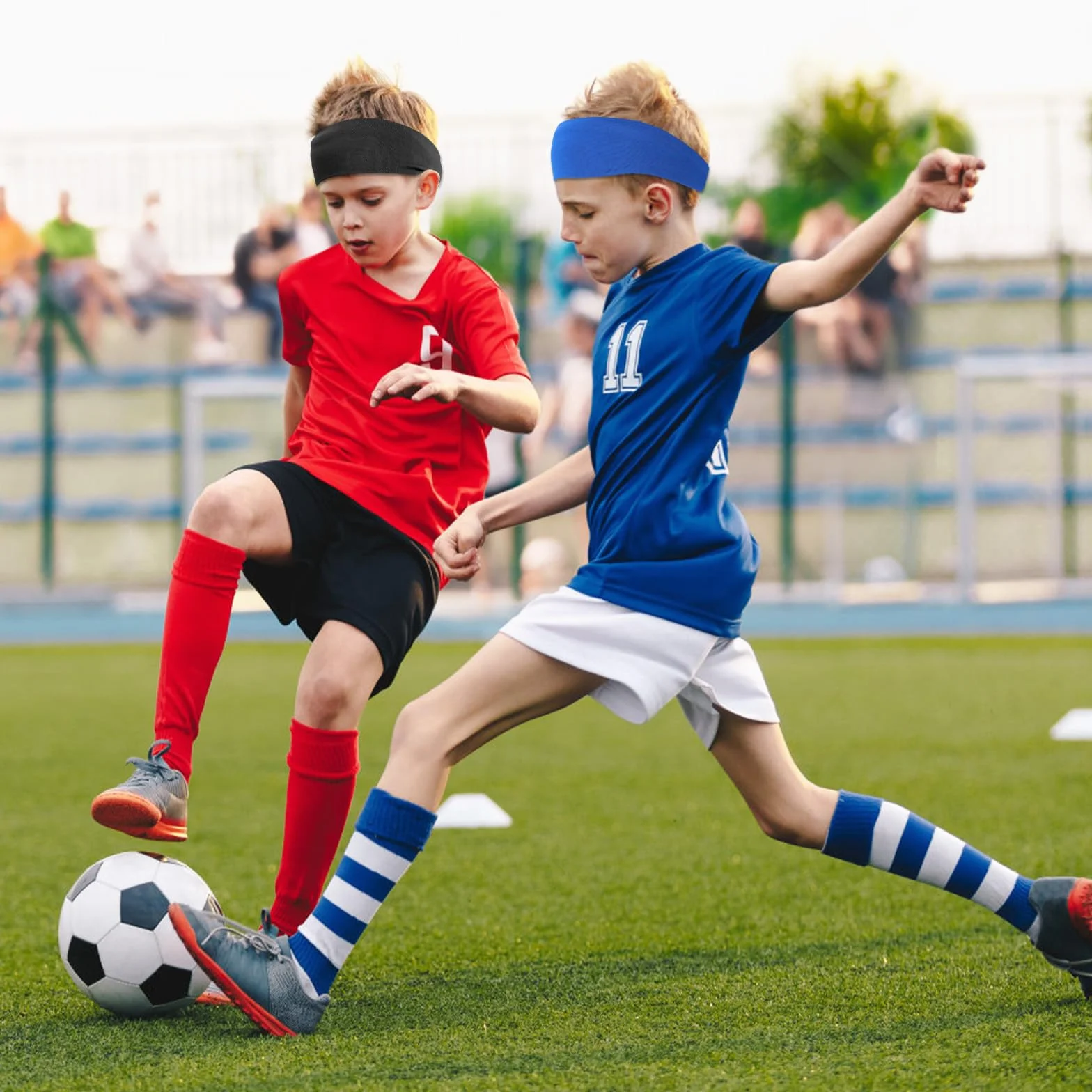 Bandeaux de Sport pour Enfants Bandeaux Athlétiques Doux Bandeau Élastique Anti-Humidité