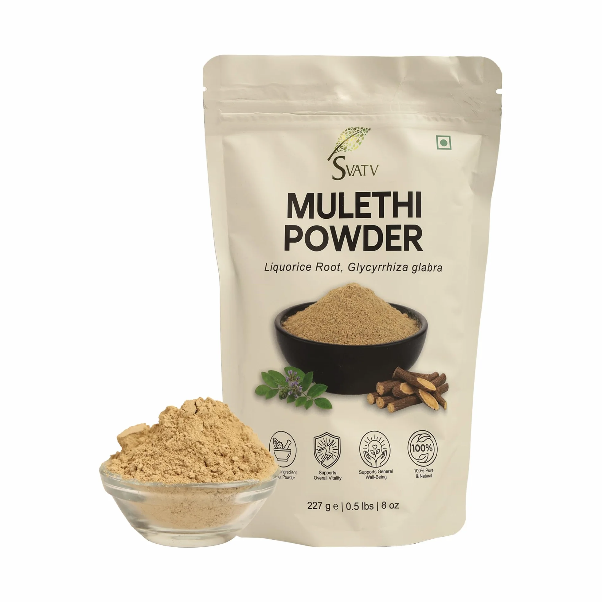 Licorice Powder Poudre De Réglisse Pure Glycyrrhiza Glabra 227g