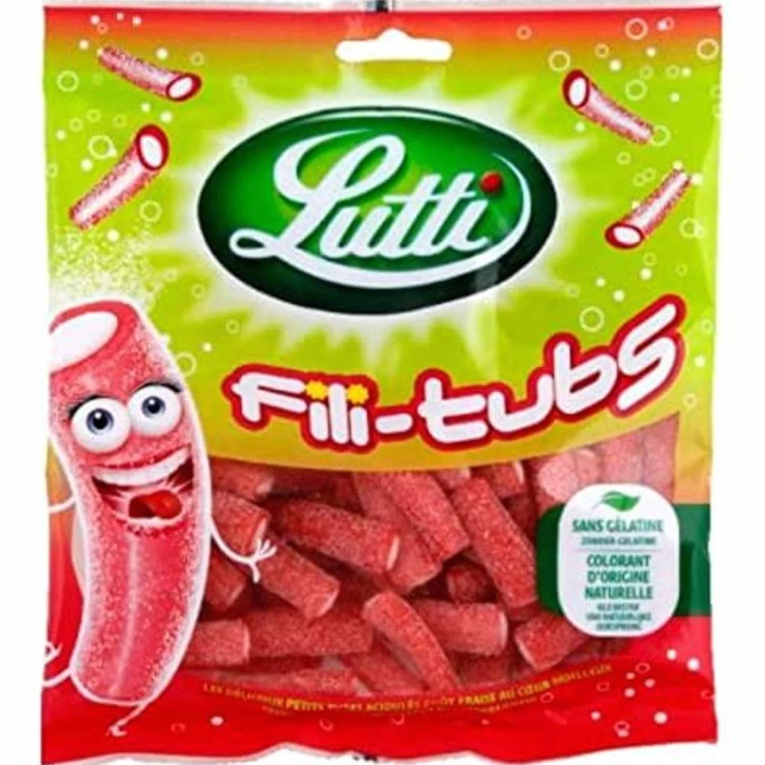 Lutti Fili-tubs Fraise 200g