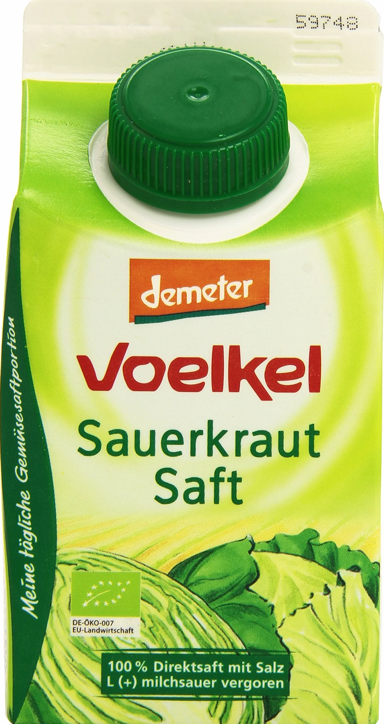 Voelkel Jus de Choucroute 500 ml - Lot de 4