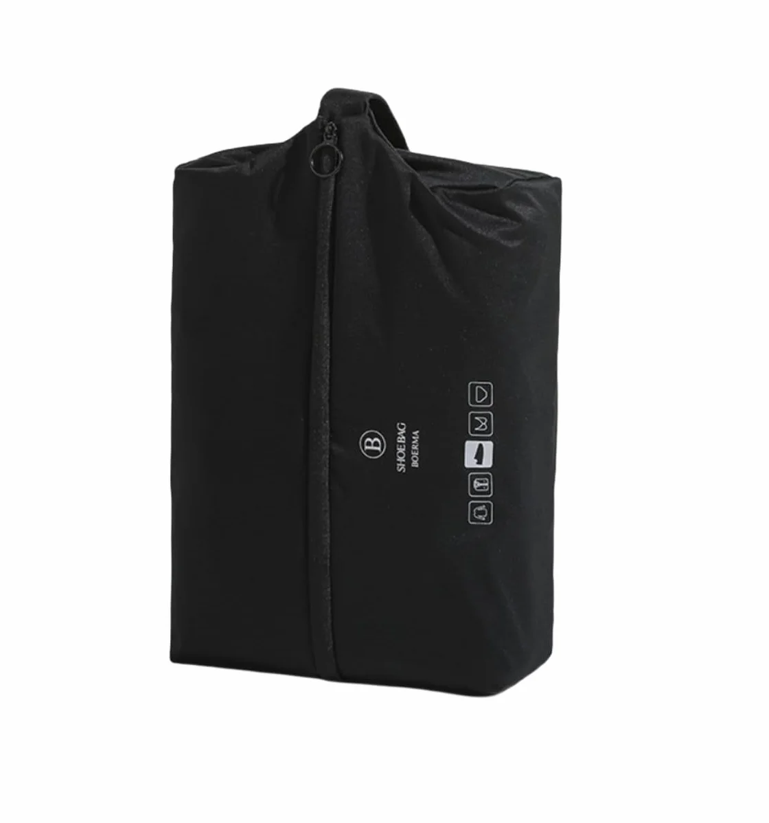 Lammcou Sac à Chaussures Étanche Voyage TPU T400 Wetbag Pochette Chaussures Valise Sport Piscine Noir