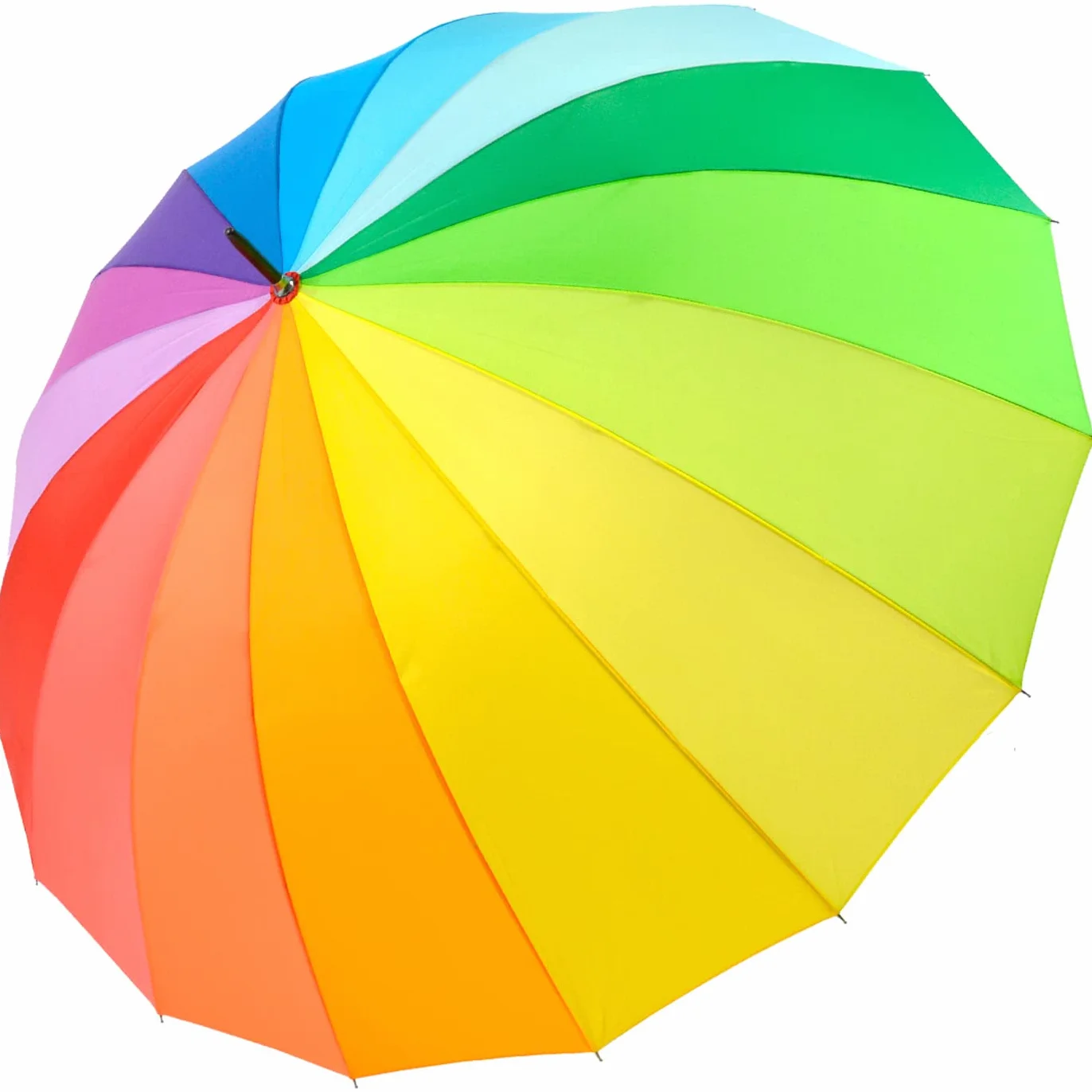 Parapluie XXL arc-en-ciel 129 cm fibre de verre