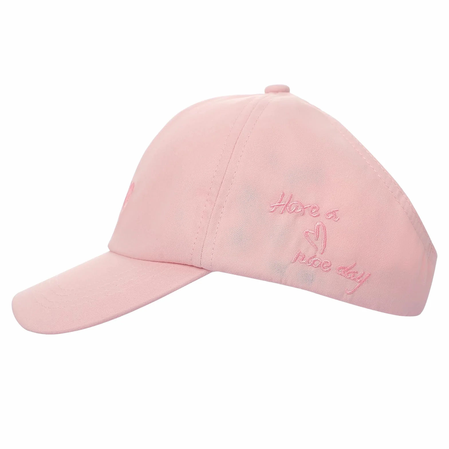 TINAYAUE Casquette Fille Queue de Cheval, Casquette Sport pour Cheveux Longs, Ouverture Arrière, Ajustable 48-54CM