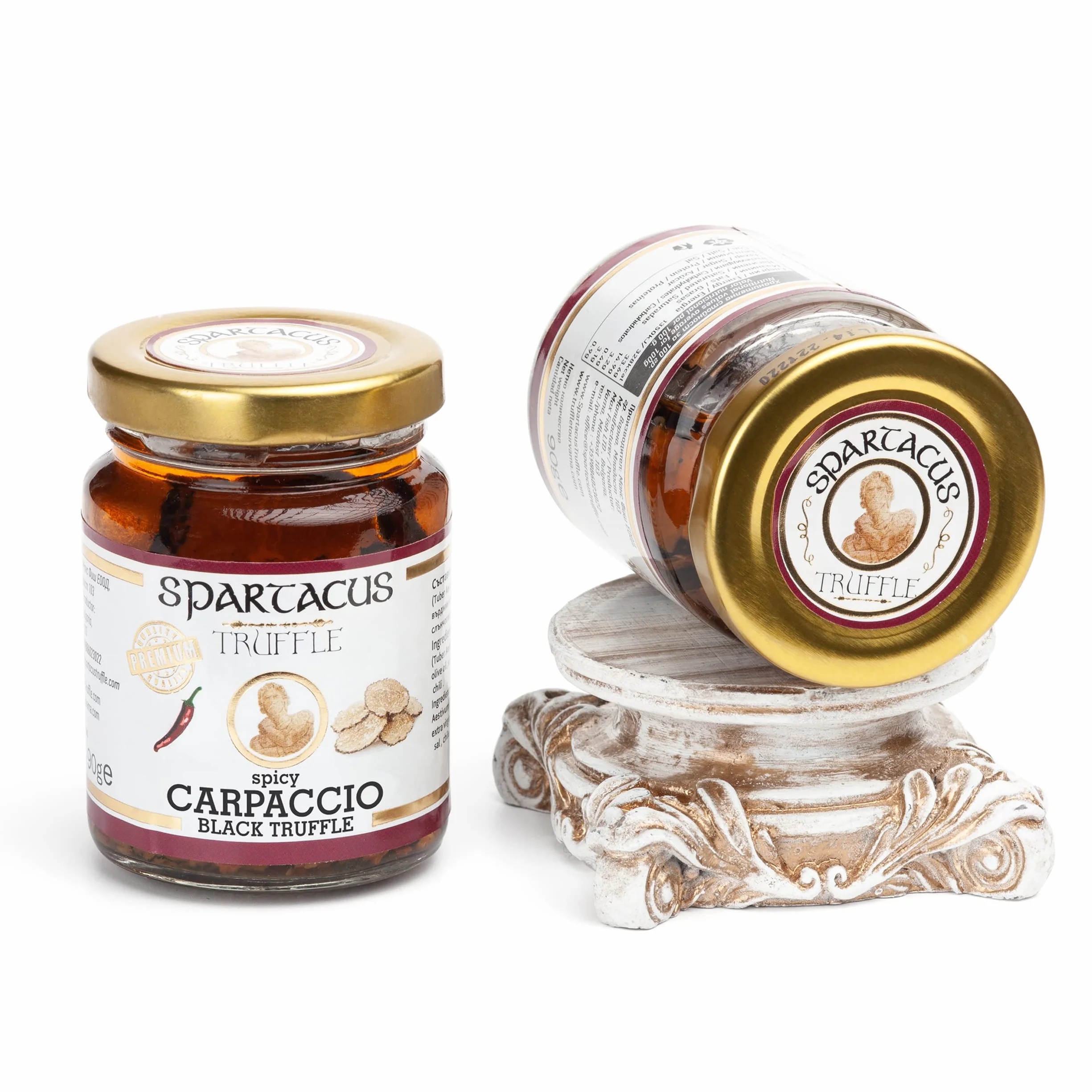 Spartacus Carpaccio Truffe noire légèrement épicée | Excellence culinaire, Truffes noires exquises, Pour les gourmets