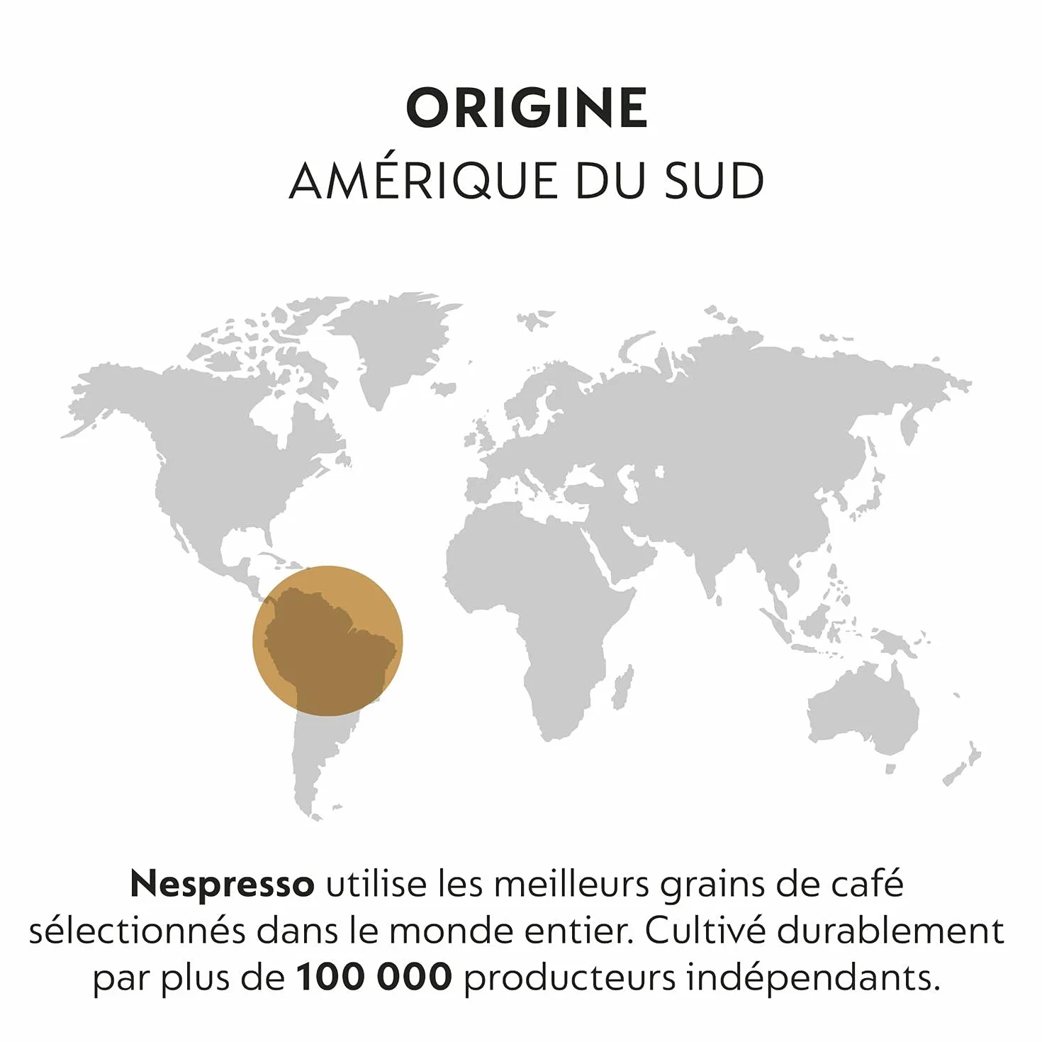 Nespresso Vertuo – Bundle 50 Capsules de Café Voltesso – Intensité 4 – Pour Espresso 40 ml – (5 étuis de 10)