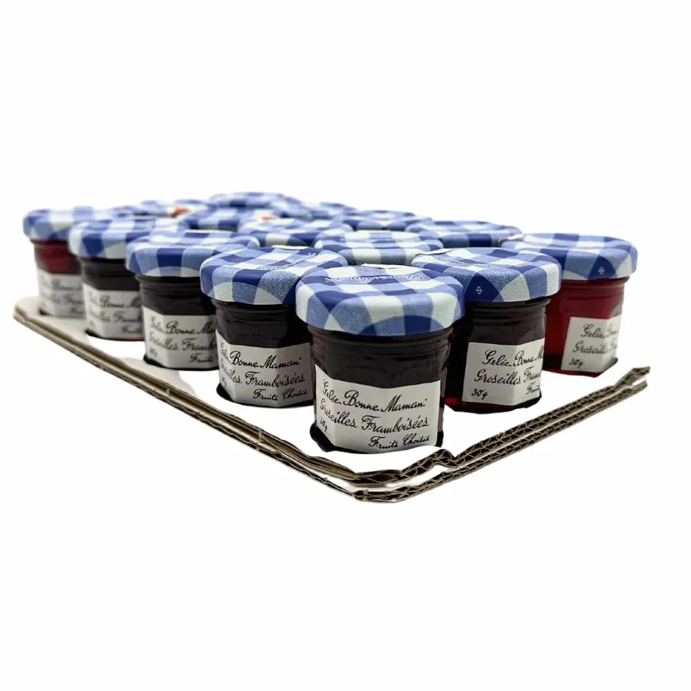 Bonne Maman Confiture de framboises et groseilles 30 g x 15