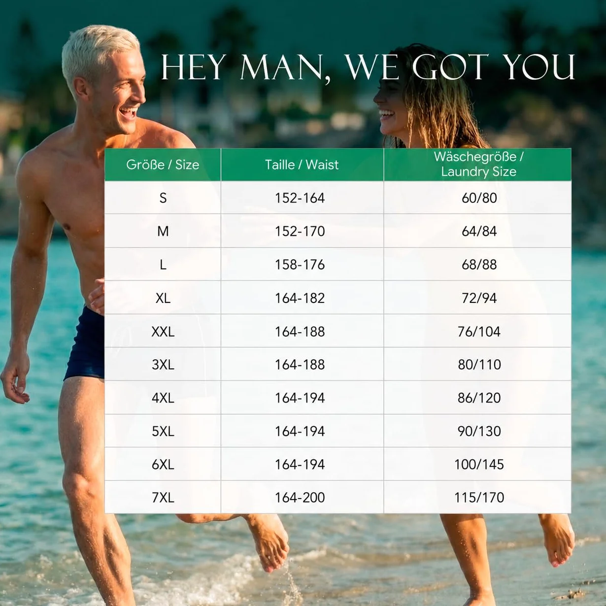MANA MANA Maillot de Bain Homme Séchage Rapide Résistant au Chlore Taille Élastique Cordon Ajustable Grande Taille Natation Plage