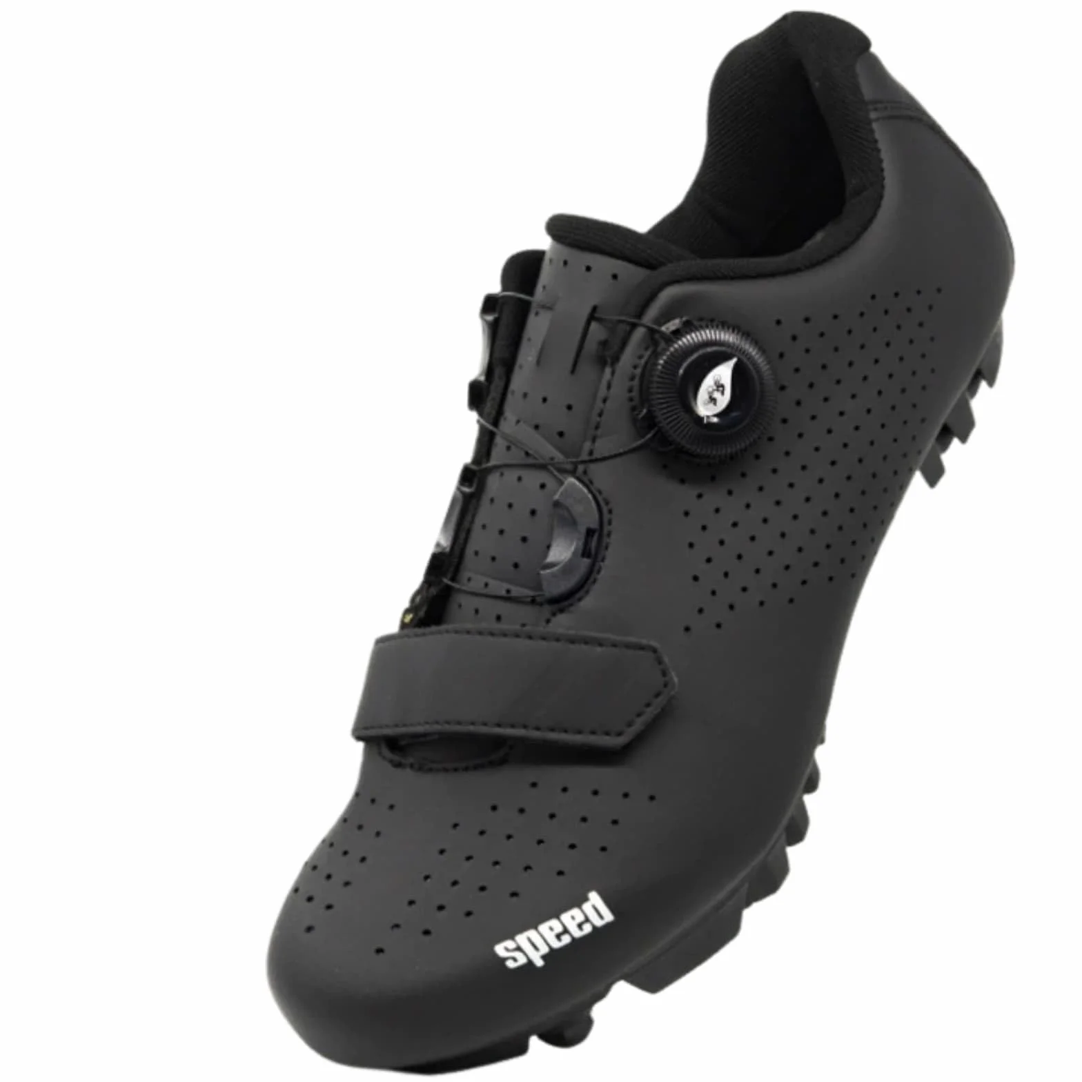 Surwin Chaussures Cyclisme VTT, Chaussure Velo SPD Respirant Antidérapant Homme Femme EU 36-47