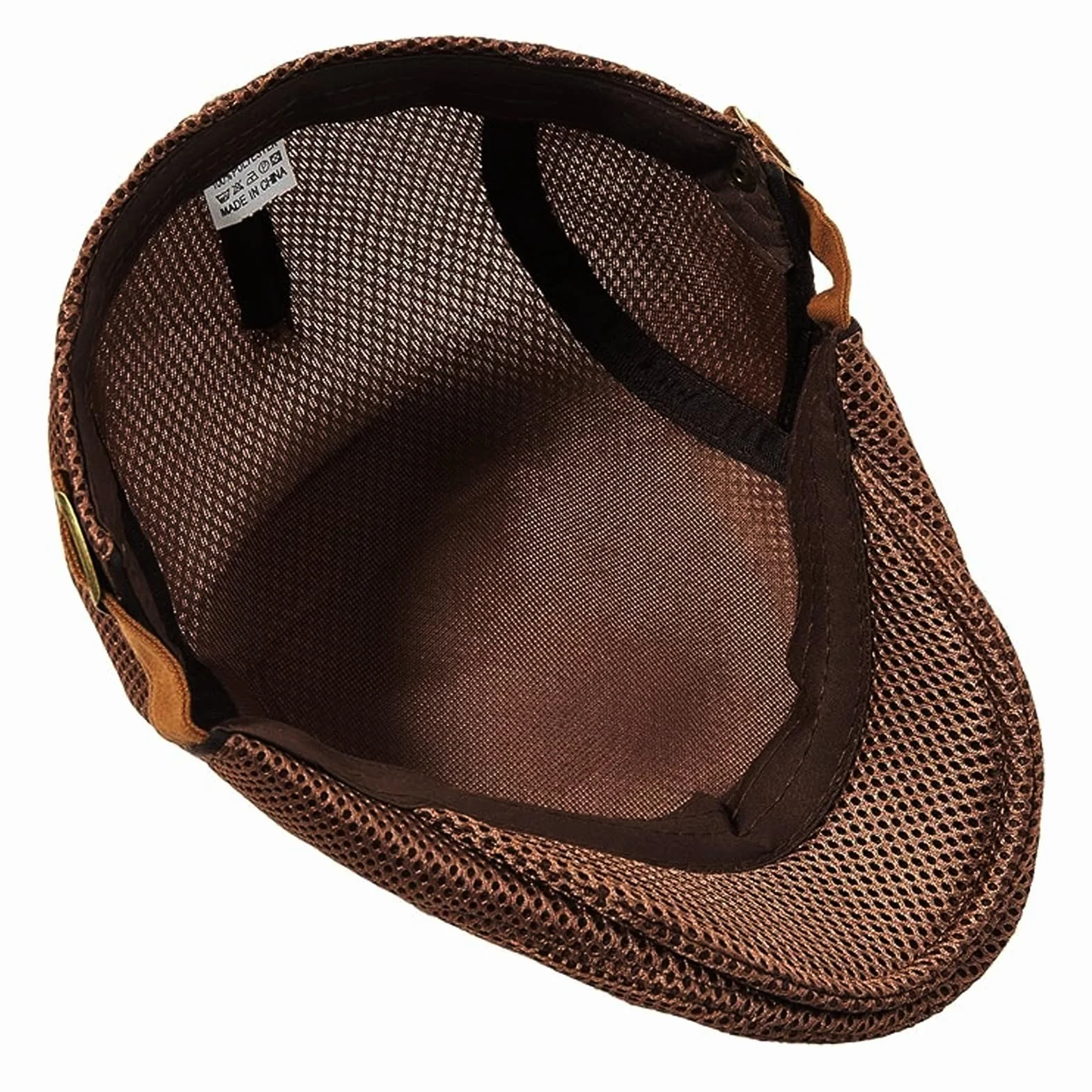 Casquette Béret Homme Respirant d'Été en Maille Taille Réglable 56-61 cm