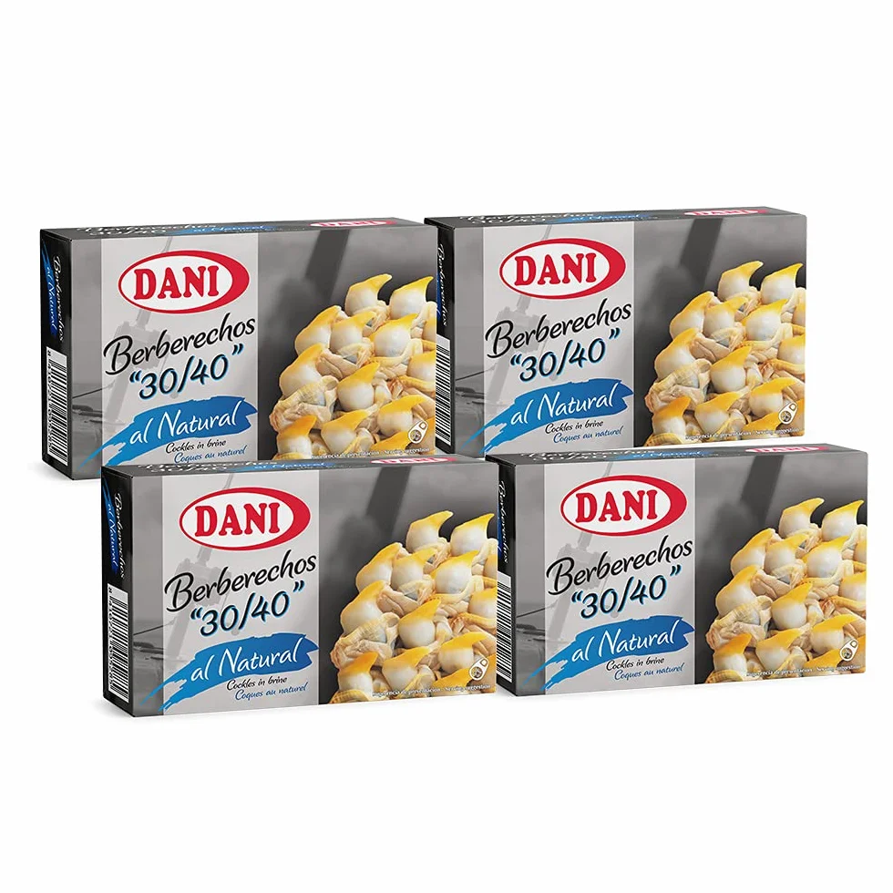 Dani - Coques 30/40 en Saumure - Pack 4 x 110 gr.