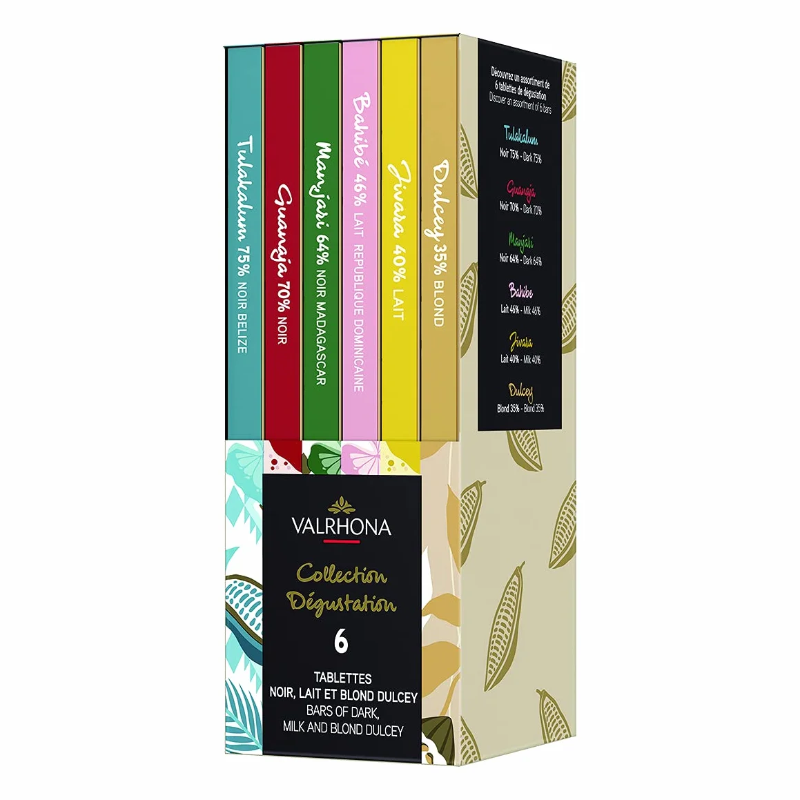 Valrhona Collection Grands Crus - 6 tablettes 420g