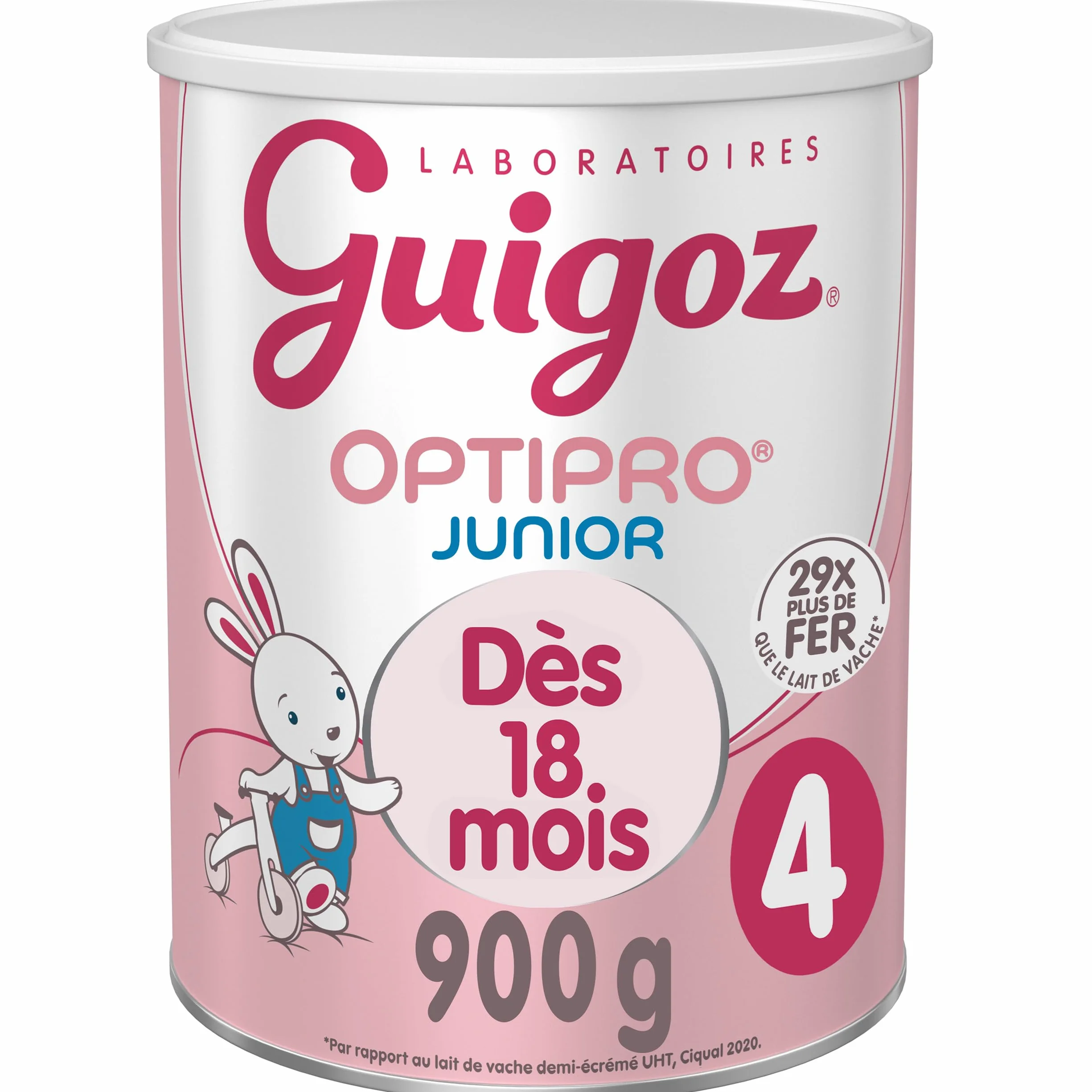 GUIGOZ OPTIPRO Junior 4 Lait de croissance en poudre 900g dès 18 mois
