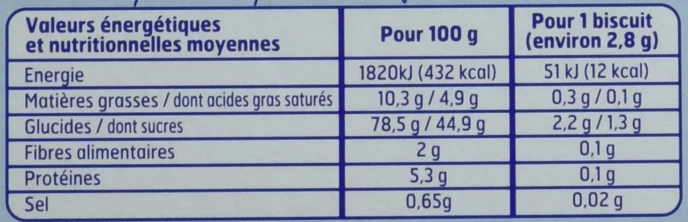 Belle France Langues de Chat 12 Paquet 200 g - Lot de 6