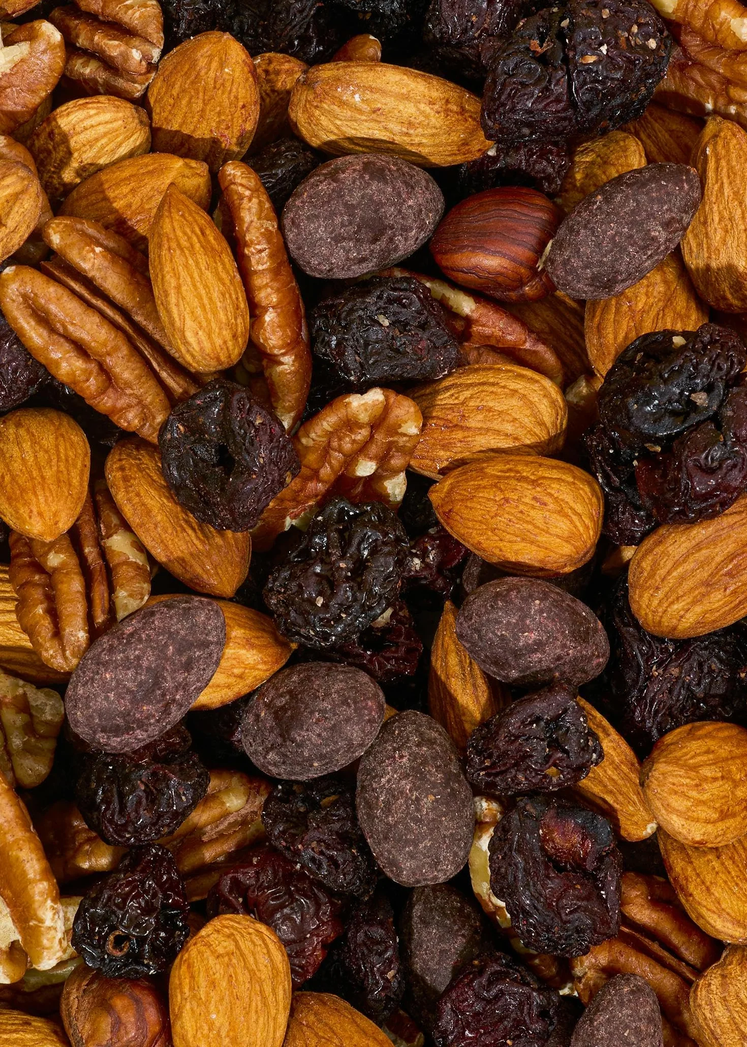 KoRo - Mélange d'oléagineux au chocolat avec griottes 1 kg - Snack idéal - Chocolaté et fruité - Grand emballage pratique