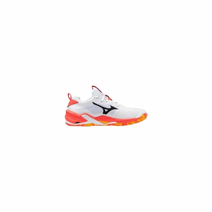 Mizuno Wave Stealth Neo 2 Chaussures Blanc Orange Jaune