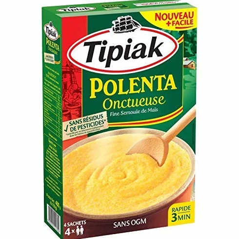 TIPIAK - Polenta Onctueuse Sans Pesticide 400G - Lot De 4 - livraison offerte