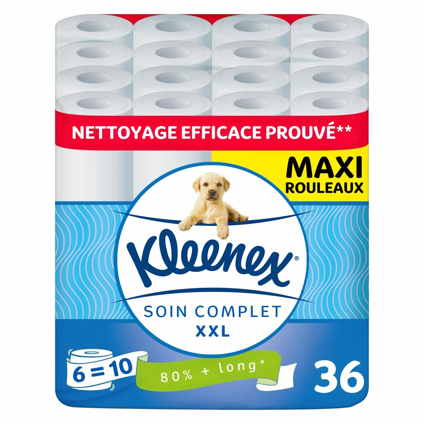 Kleenex® Papier Toilette Soin Complet XXL P6 (x6)
