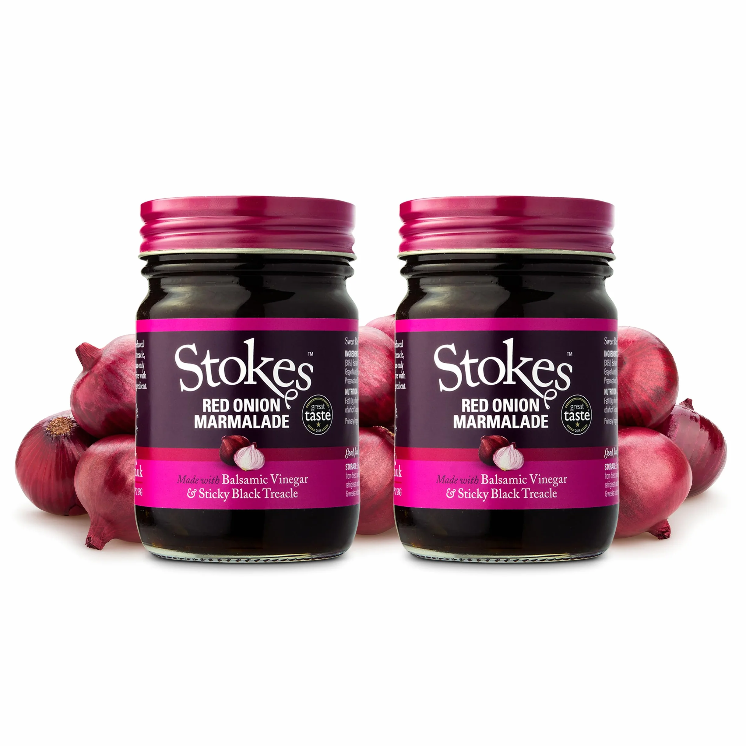 Stokes Sauces Red Onion Marmalade (265g) - Paquet de 2