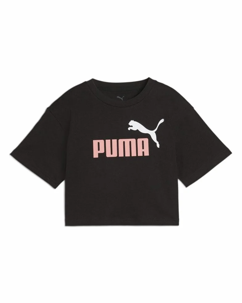 PUMA T-Shirt Court Logo N° 1 Bicolore Essentials Enfant